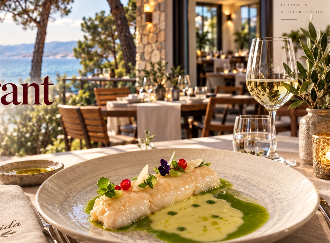 Dida Restaurant dining terrace and Adriatic setting